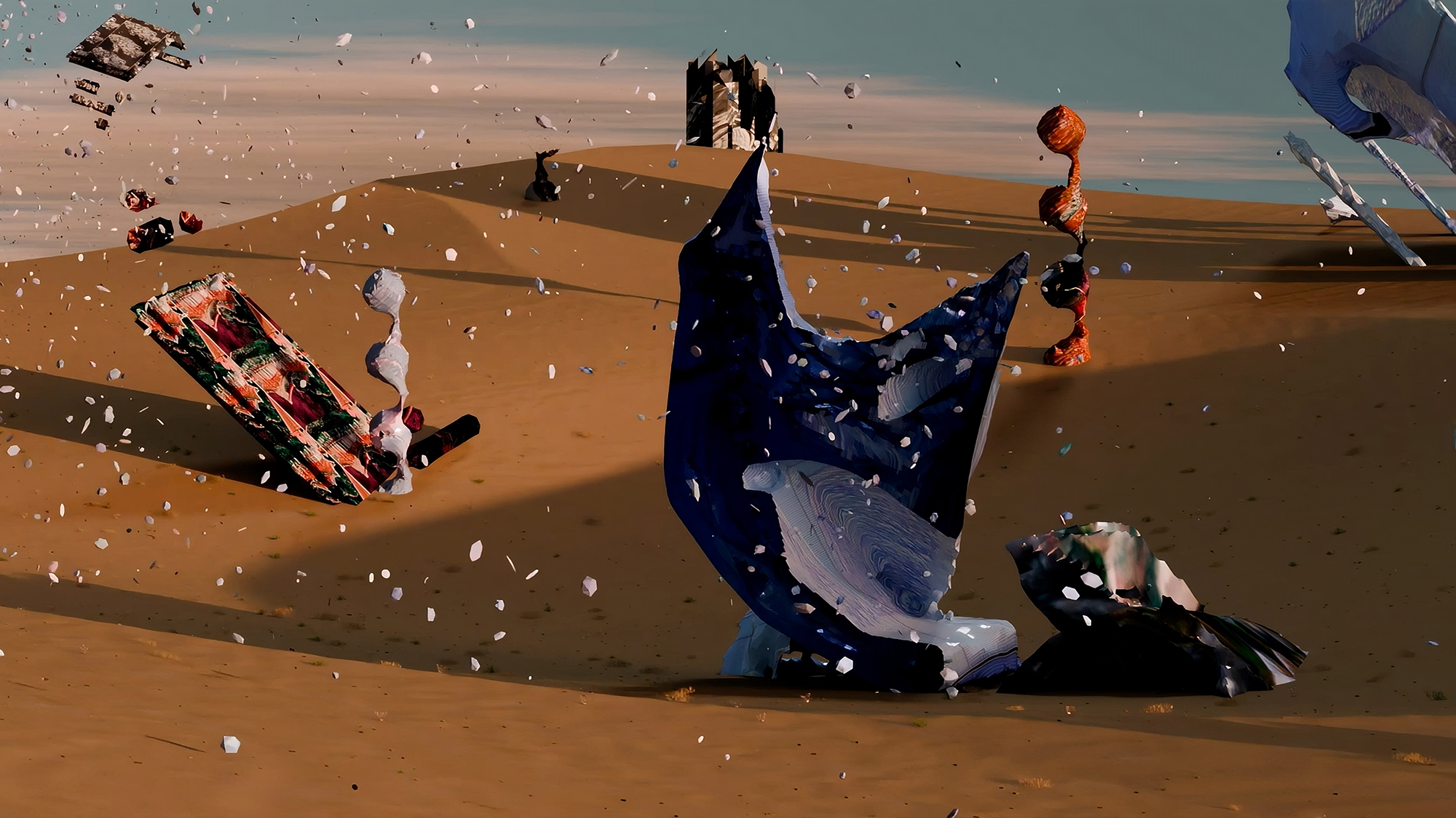 video installation and media art - Desert Bloom - by Yoon Chung Han
