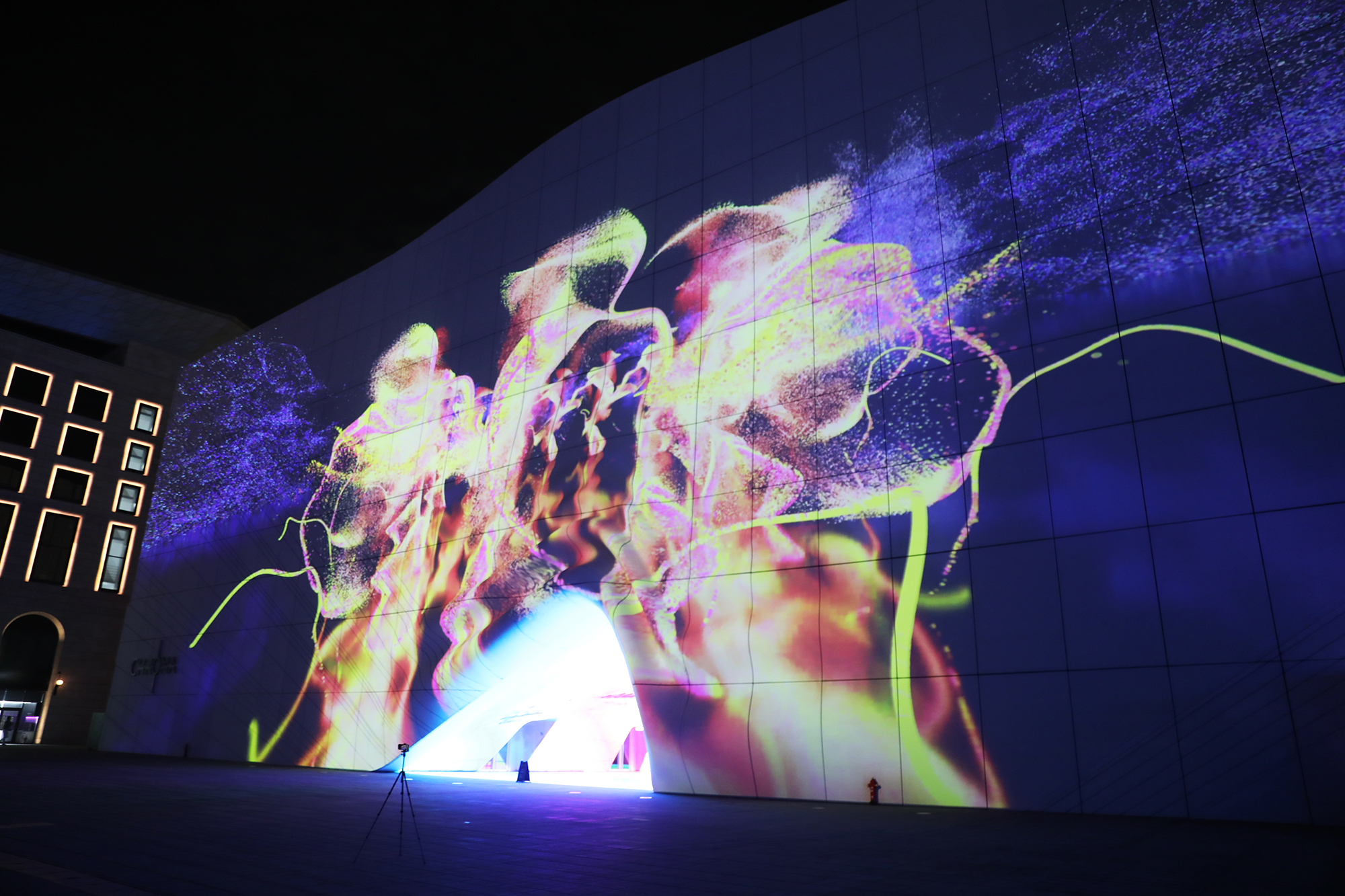 data-driven video installation about air quality data - La Sylphide - by Yoon Chung Han - Paradise Lab Festival 2025