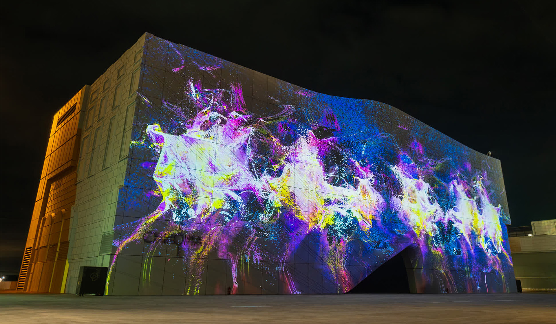 data-driven video installation about air quality data - La Sylphide - by Yoon Chung Han - Paradise Lab Festival 2025